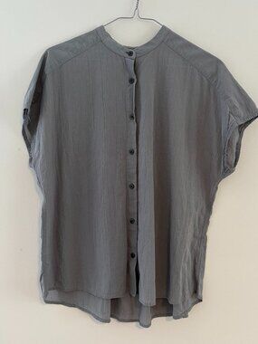 Muji Cotton Button Down Blouse